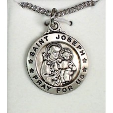 St Joseph Medal with Chain